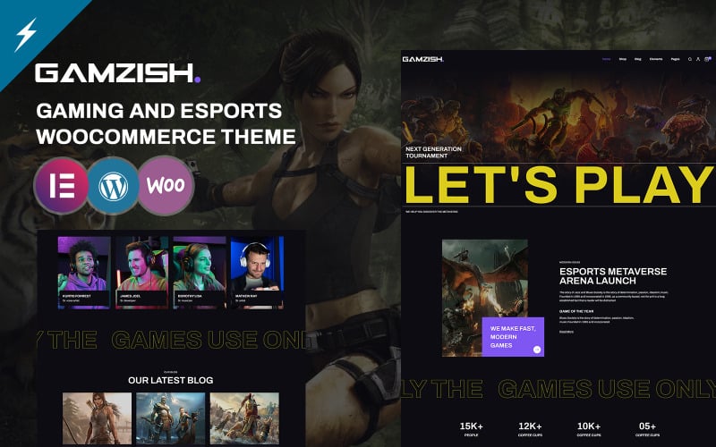 Gamezi - Gaming and eSports Store WooCommerce theme WooCommerce Theme