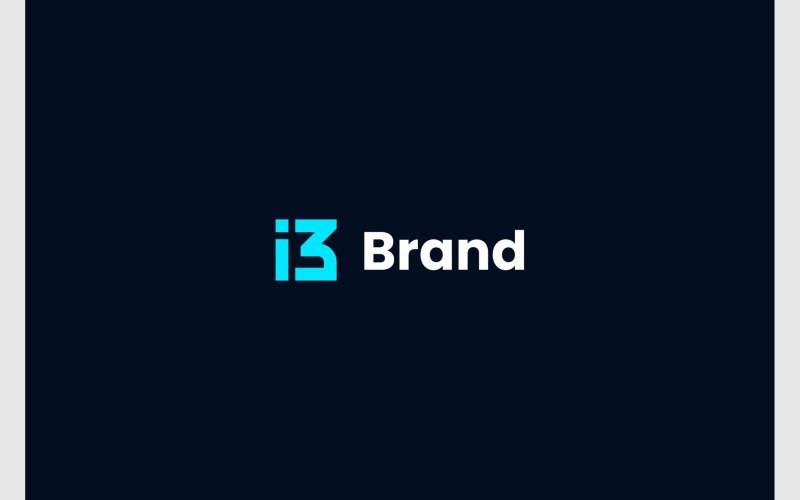 Letter I3 3I Initials Simple Logo Logo Template