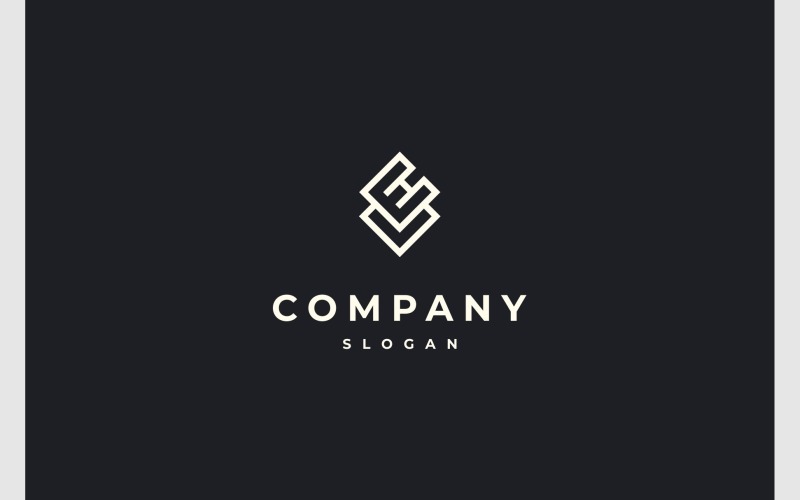 Letter VE EV Simple Monogram Logo Logo Template