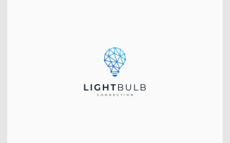 Light Bulb Connection Technology Logo