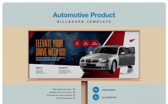 Automotive Showroom Billboard