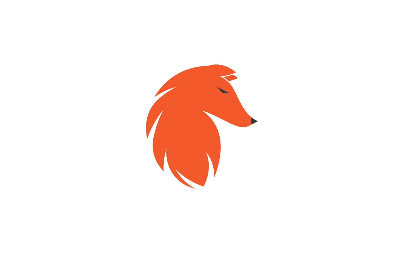 Fox logo illustratie vector ontwerpsjabloon