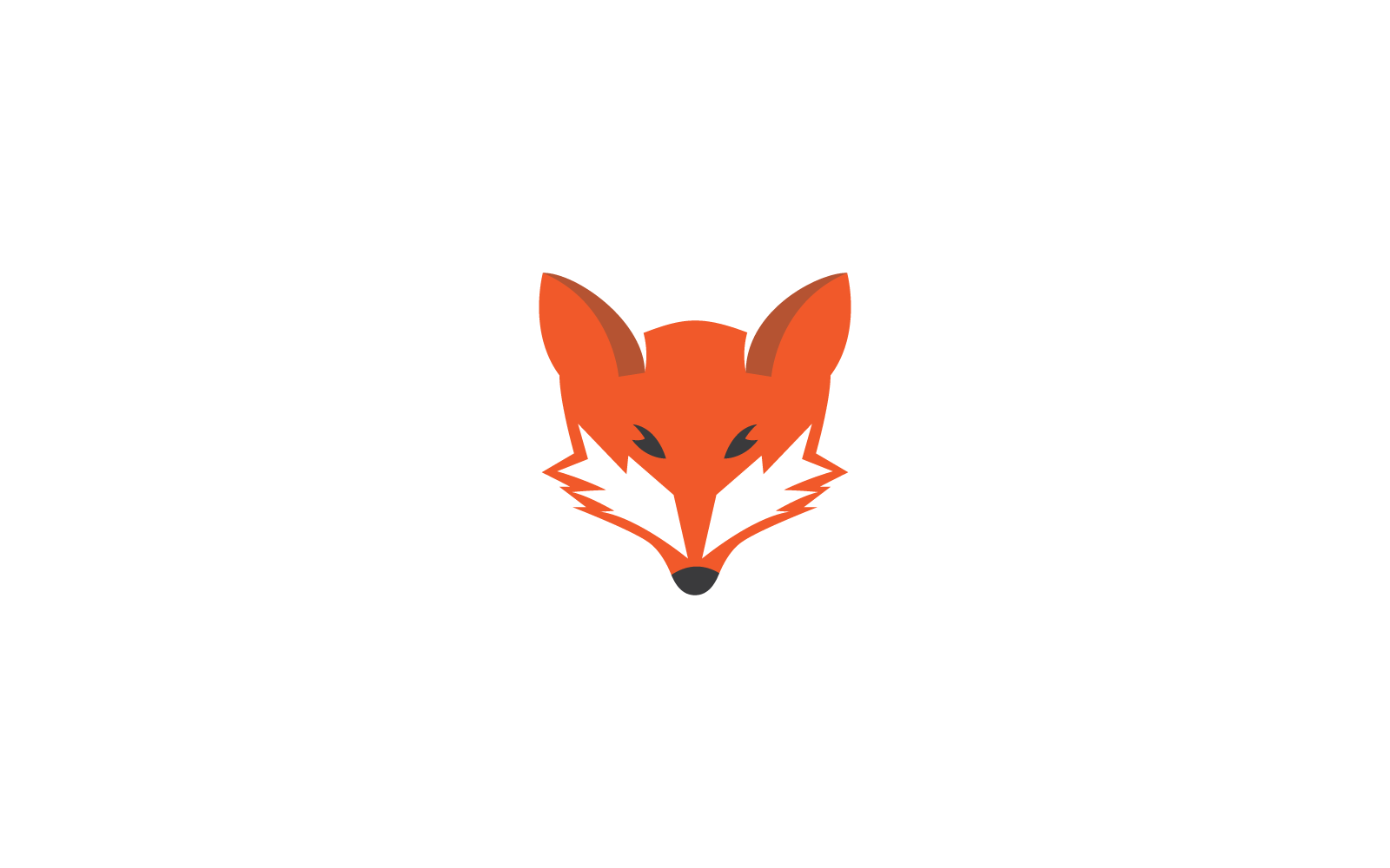 Fox logo ilustrace vektorové šablony