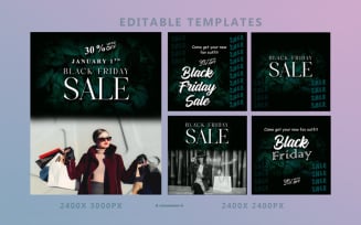 Sale Black Friday FREE Template