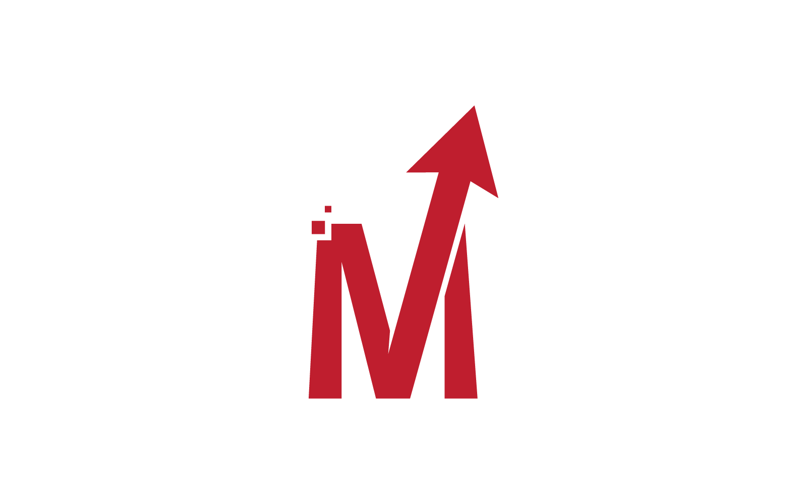 Arrow initial letter technology logo illustration design