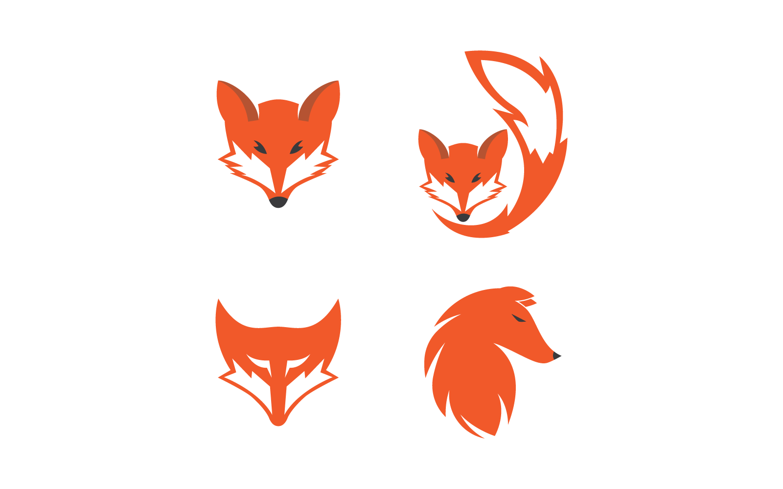 Fox-Logo-Illustrationssymbol-Vektor-Design-Vorlage