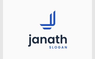 Letter J Simple Modern Logo
