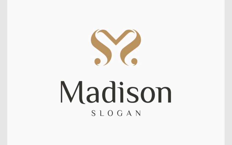 Letter M Luxury Elegant Logo Logo Template
