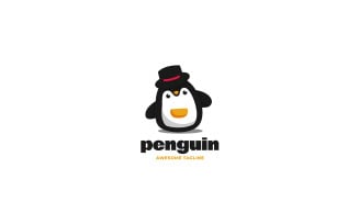 Penguin Mascot Cartoon Logo 5
