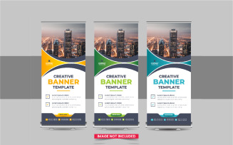 Roll Up Banner or Company advertisement roll up banner design