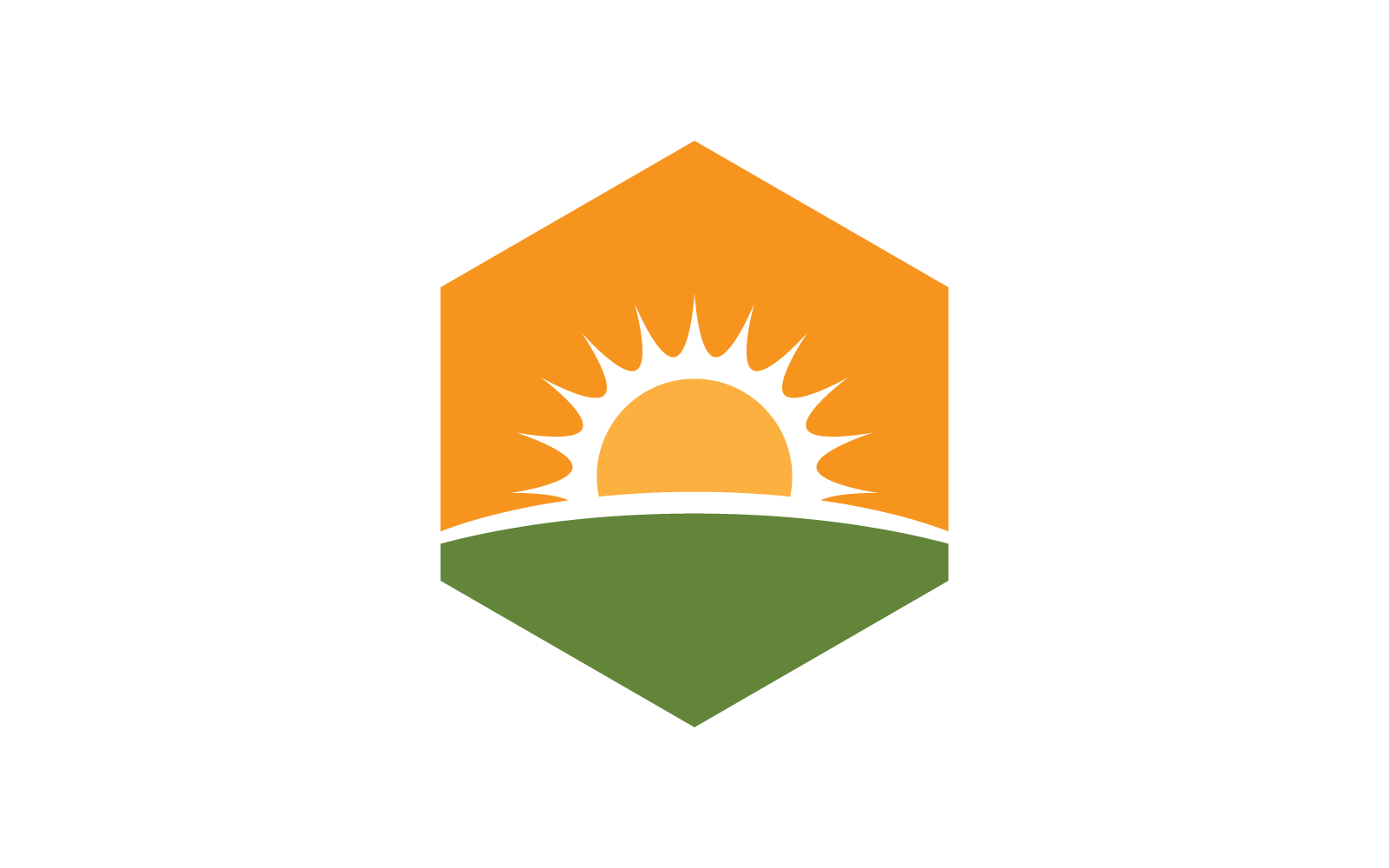 sun illustration logo vector icon