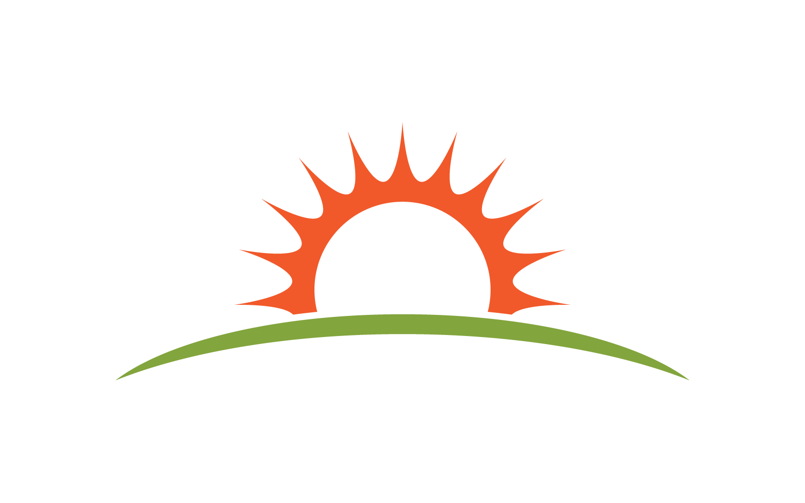sun logo vector icon illustration template