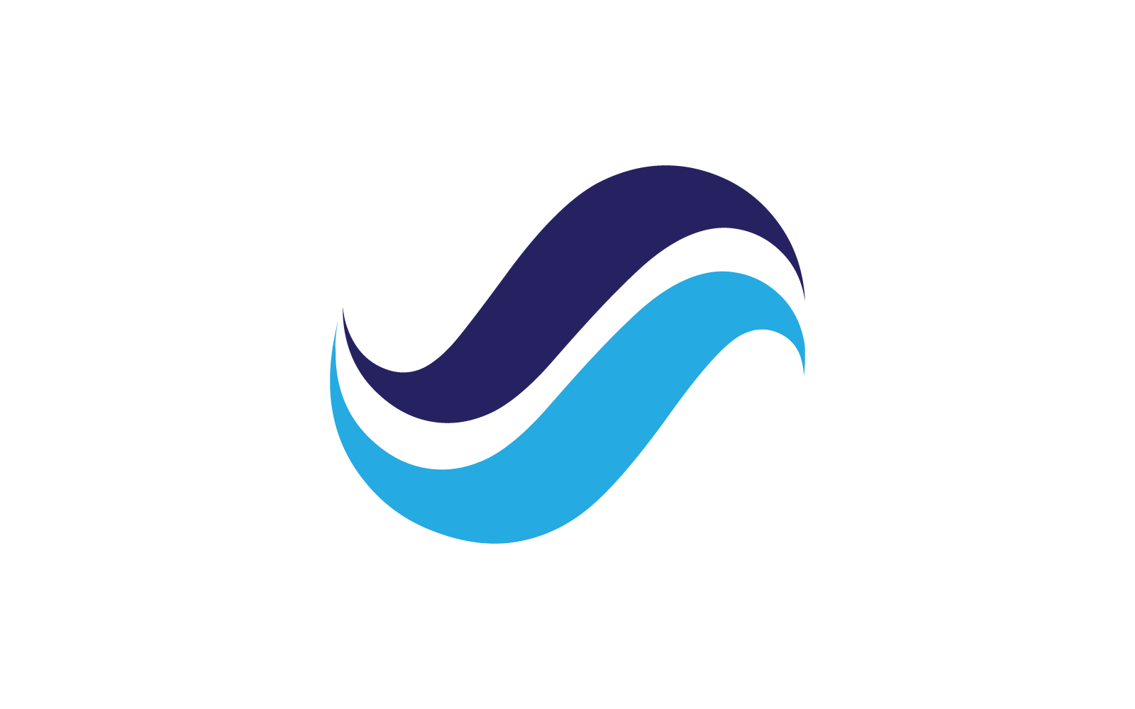 Water Wave logo vector template design