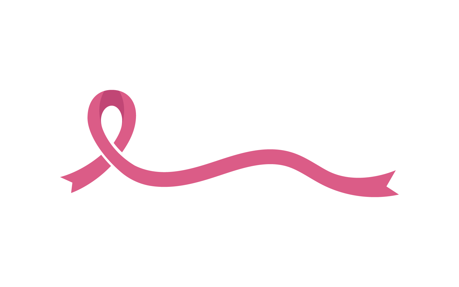 Breast cancer awareness,ribbon logo icon vector template