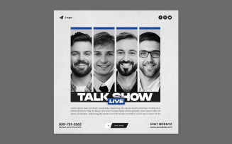 Podcast or Talk Show Social Media Post Template