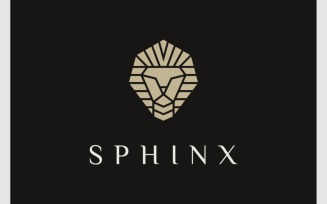 Sphinx Pharaoh Egypt Ancient Logo