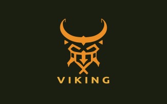 Viking Logo Design Template V12