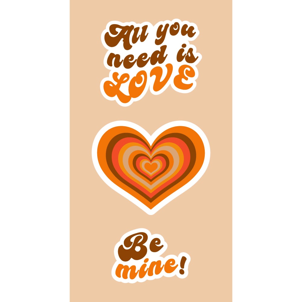 Kit Graphique #386530 Sticker Valentines Divers Modles Web - Logo template Preview