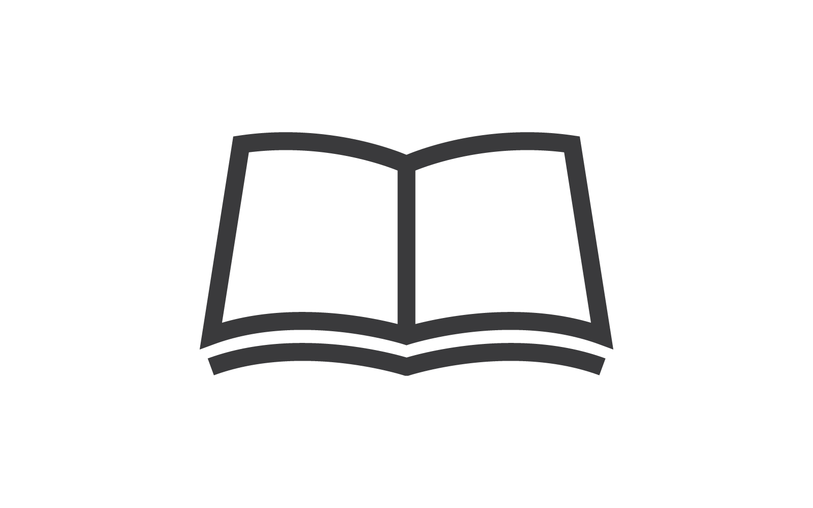 Book education logo icon vector flat design Logo Template