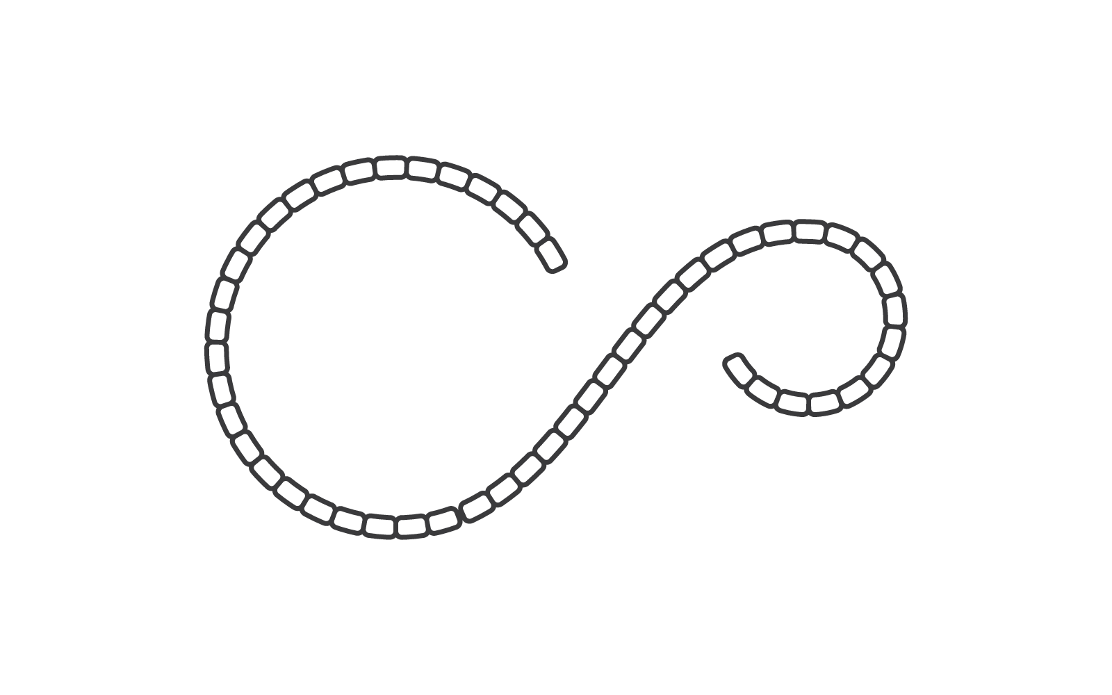Chain illustration logo vector design template