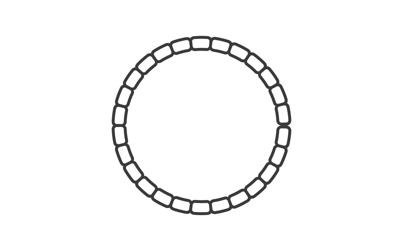Chain illustration logo vector design Logo Template