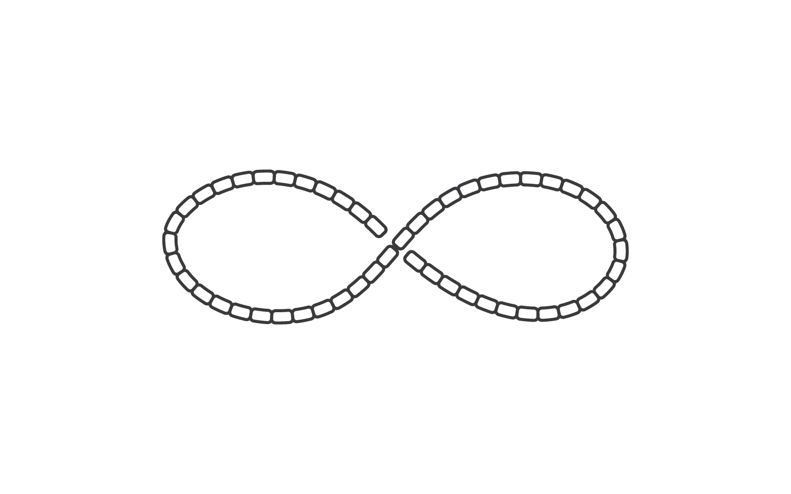 Chain illustration logo vector icon design template