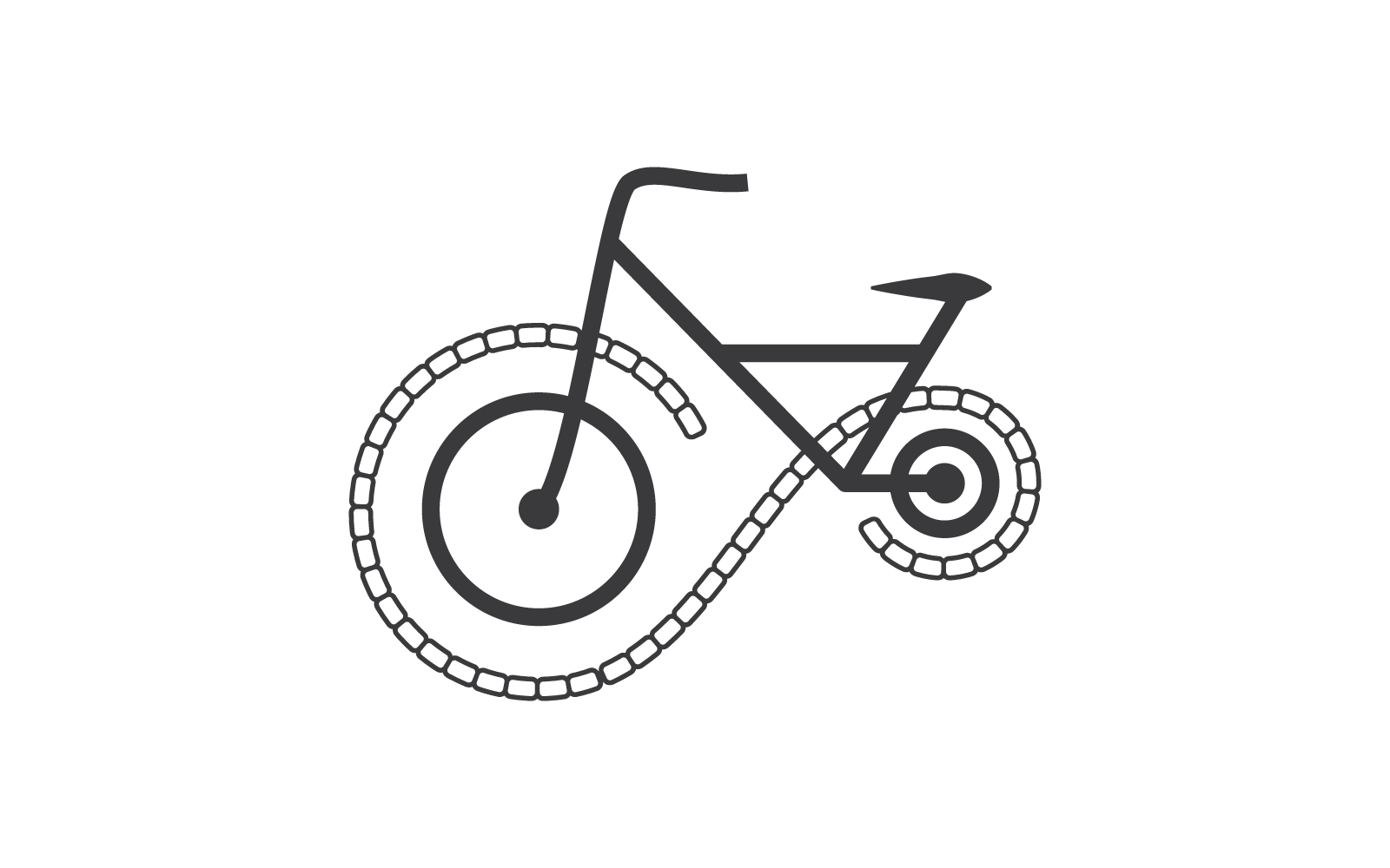 Chain illustration logo vector icon design