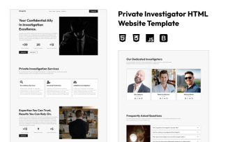 Inkognito - Private Investigator Agency Website Template