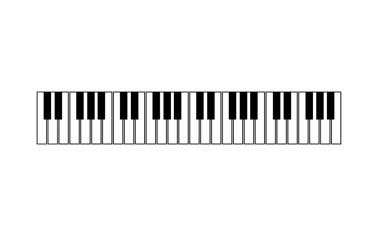 Piano vector icon ilustration flat design template
