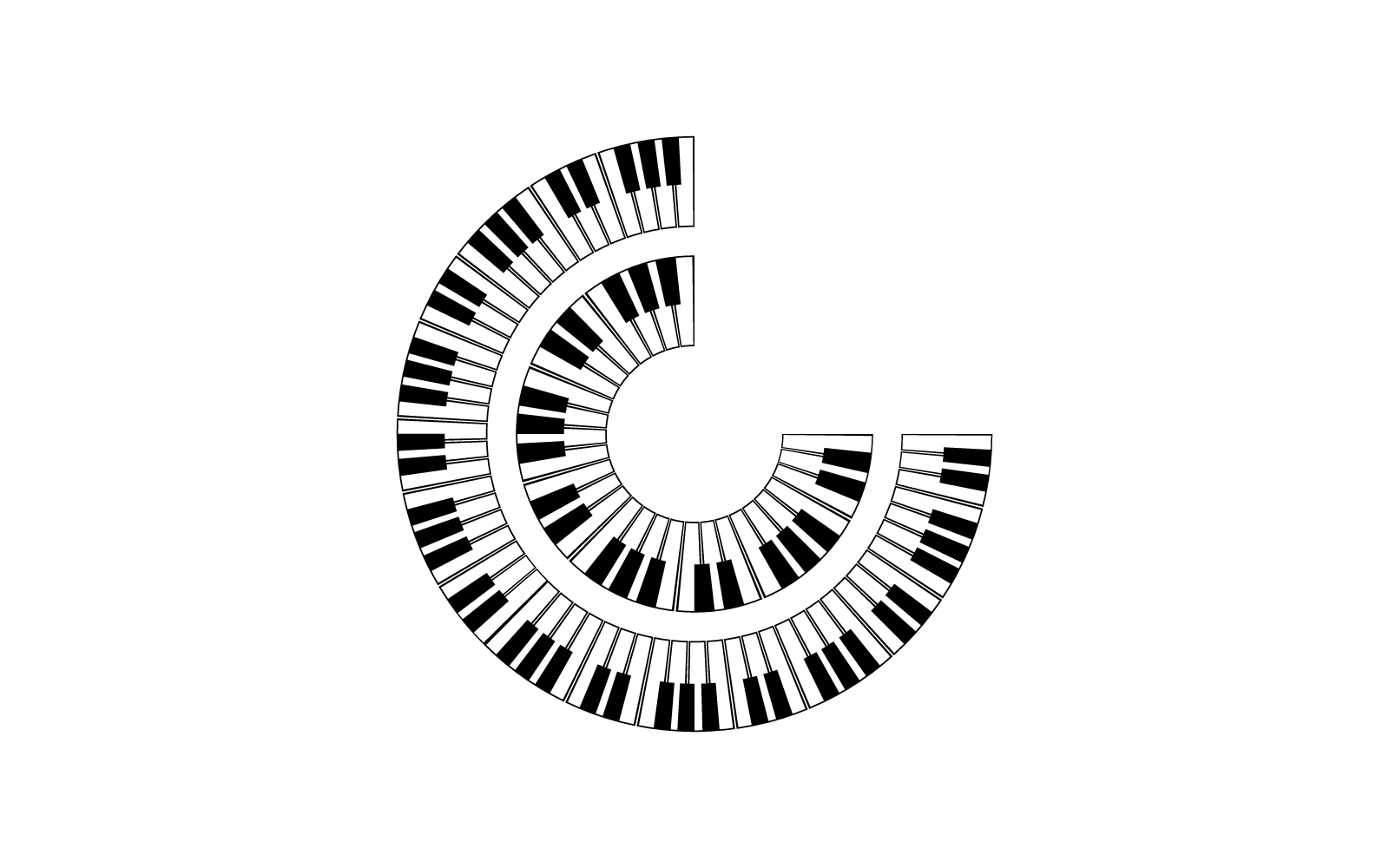 Piano vector illustration design template