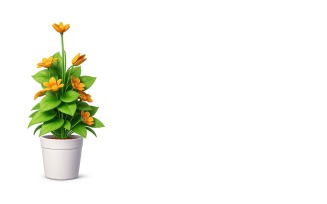 Premium flower background design illustration