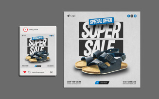 Product Promotion Post Design Template