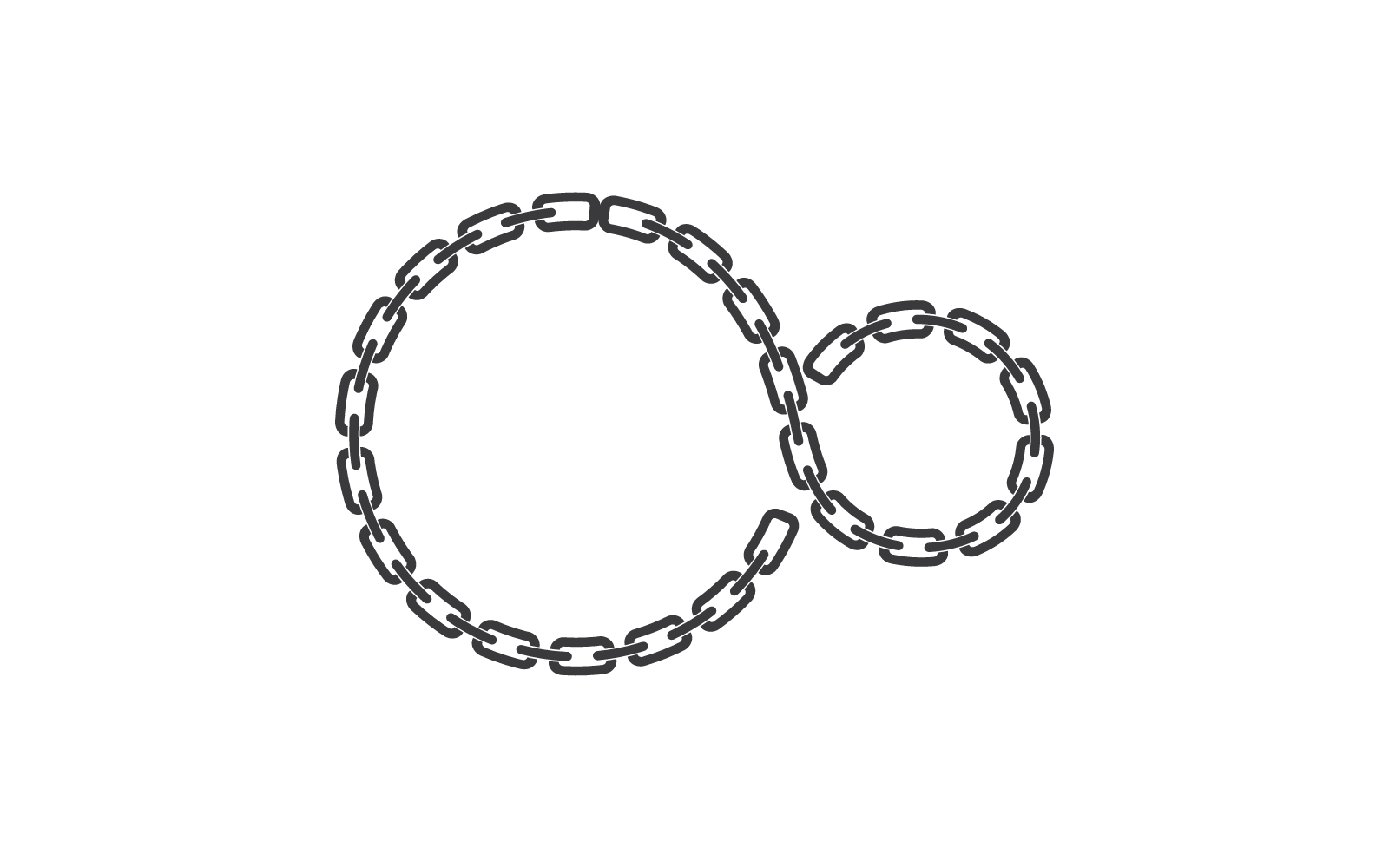 Chain logo illustration vector design