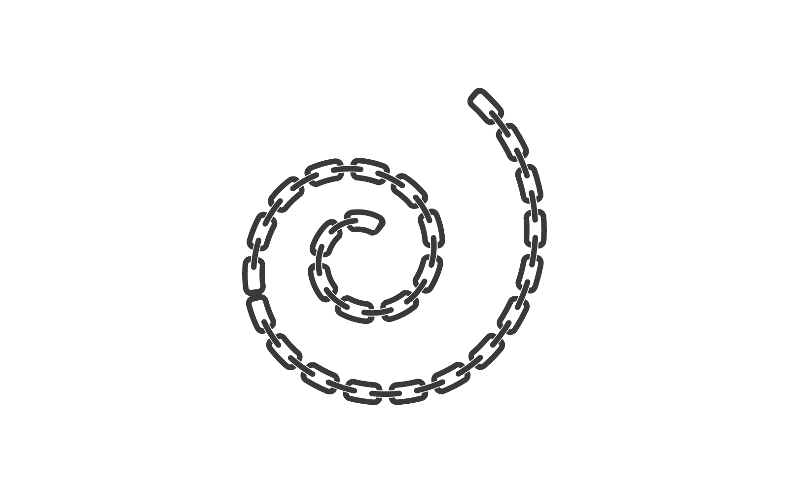 Chain logo vector design illustration template