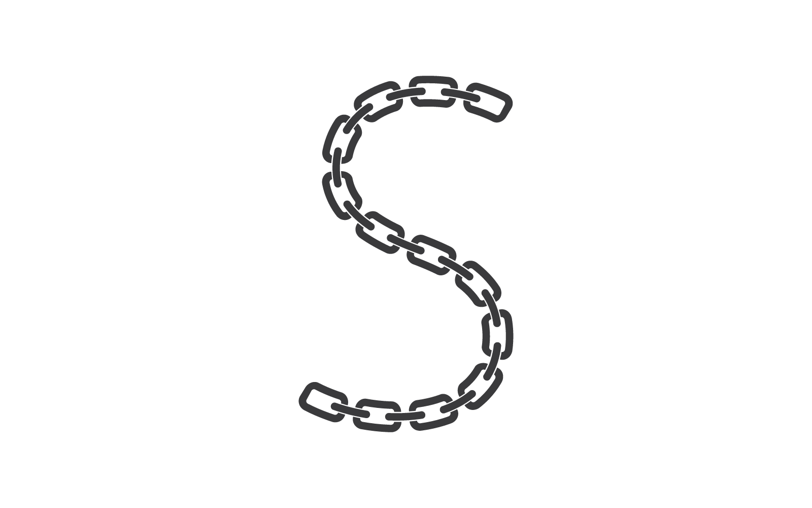 Chain logo vector illustration design template
