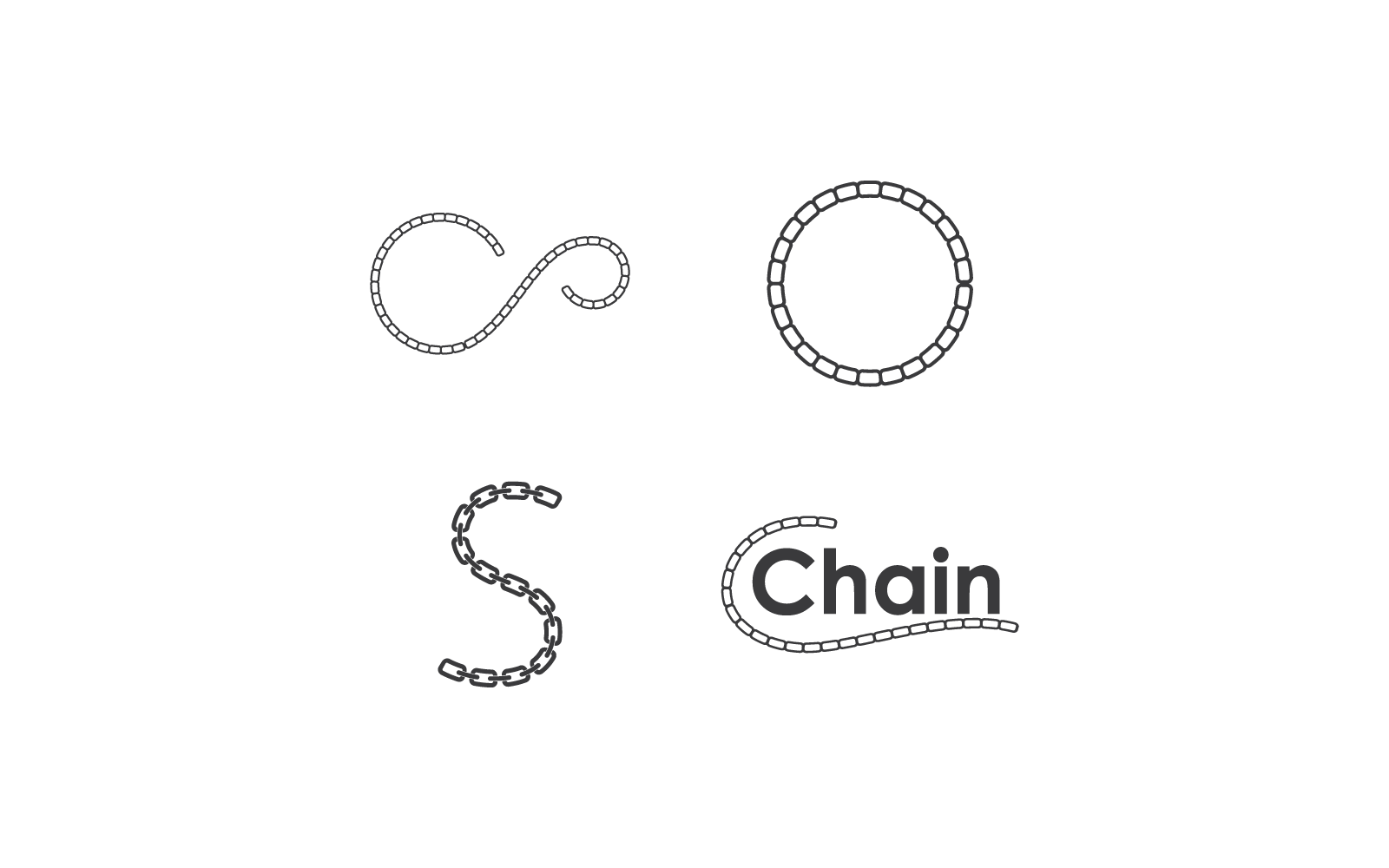 Chain logo vector illustration template