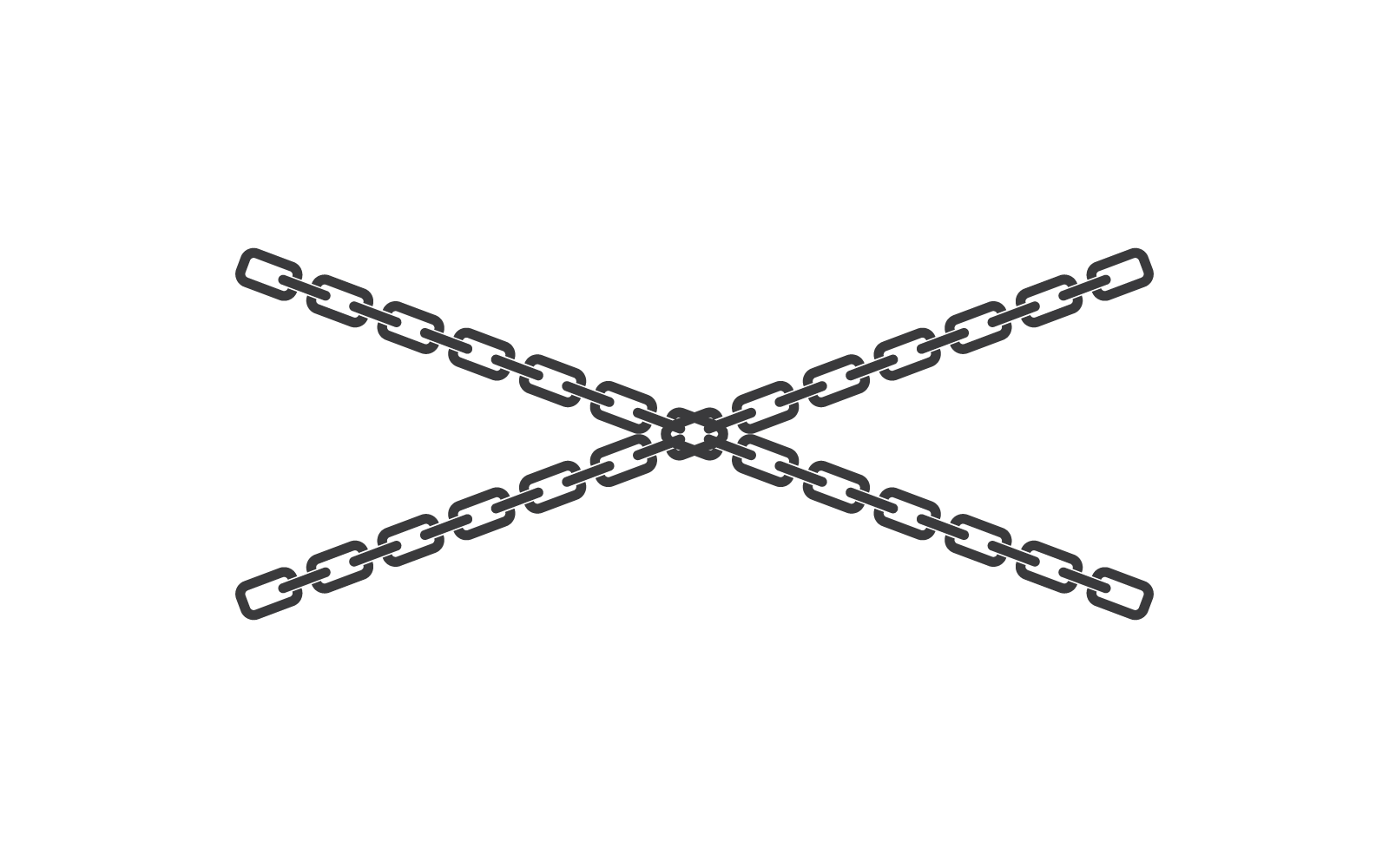 Chain vector logo design illustration