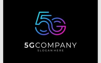 5G Network Connection Infinity Logo