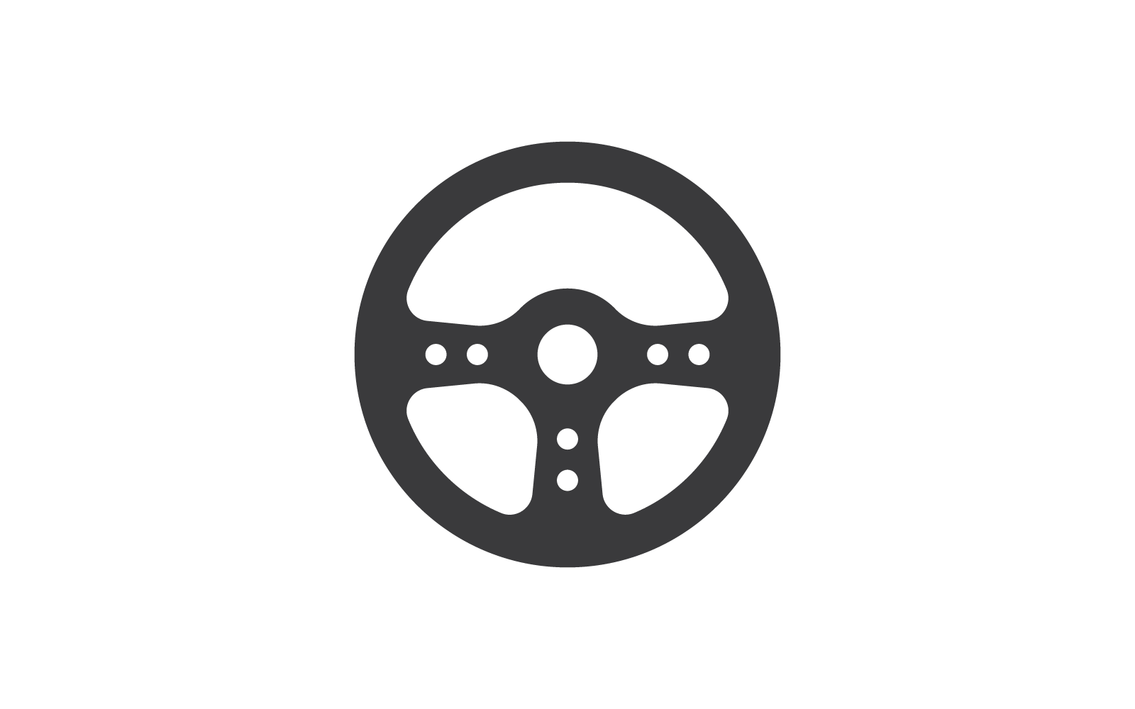 LenkradLogoSymbolVektorflache DesignVorlage