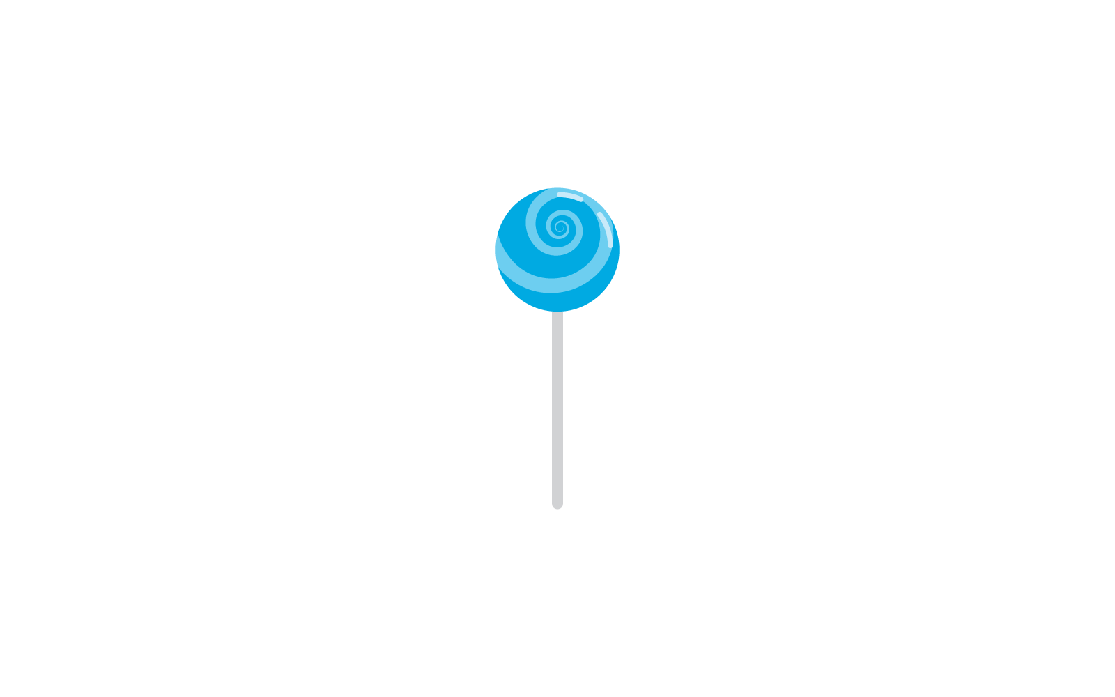 Süße Süßigkeiten-Symbol-Illustration, Symbol-Vektor, flaches Design