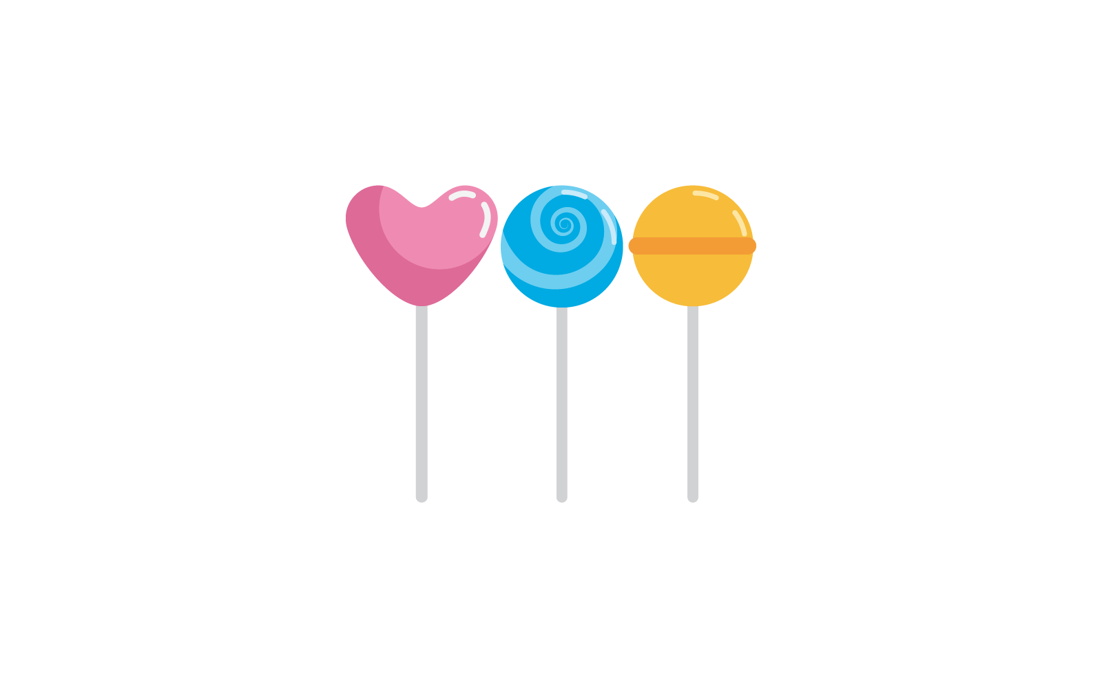 Sweet Candy icon illustration vector icon flat design Logo Template