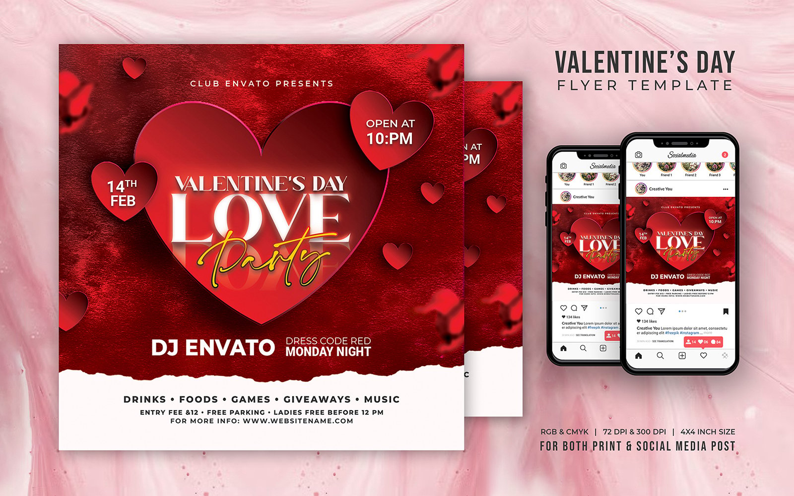 Template #386735 Valentines Day Webdesign Template - Logo template Preview