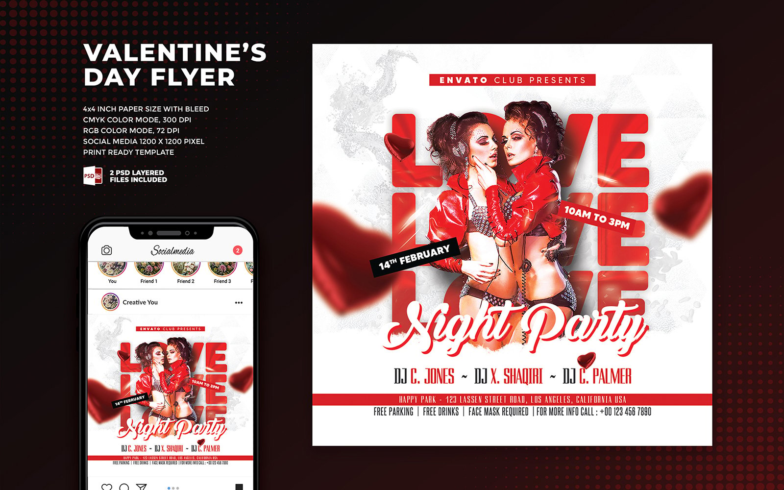 Template #386739 Valentines Day Webdesign Template - Logo template Preview