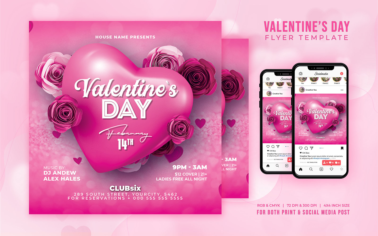 Template #386744 Valentines Day Webdesign Template - Logo template Preview