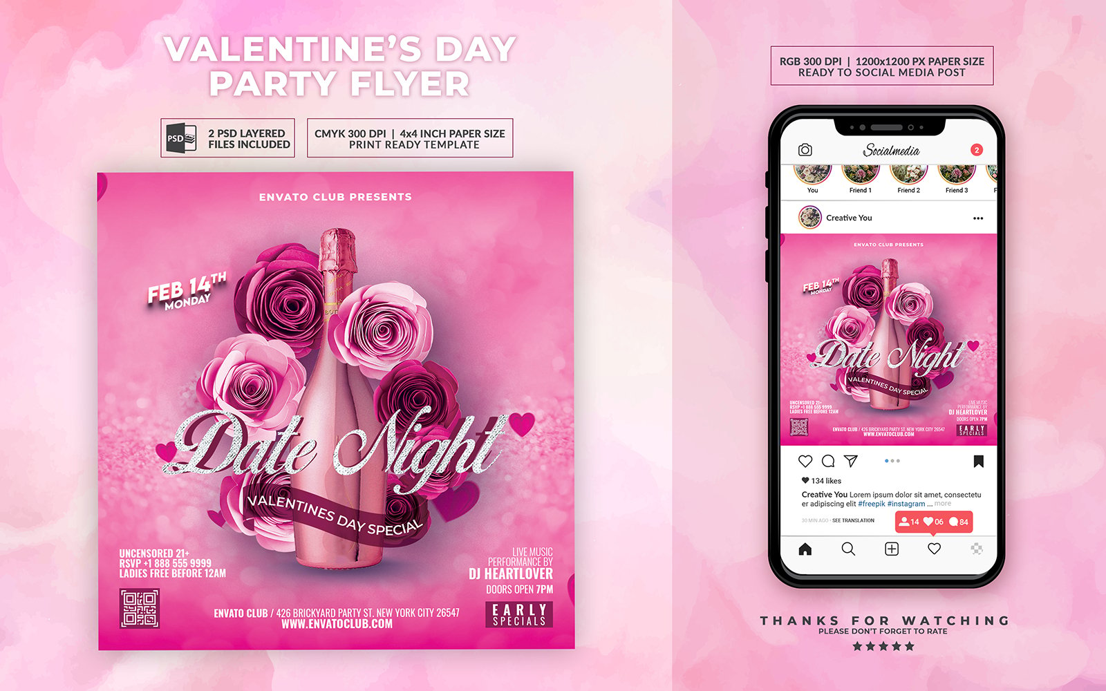 Template #386759 Valentines Day Webdesign Template - Logo template Preview