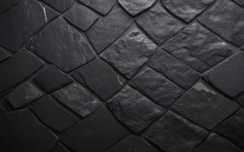 Abstract Grunge Dark Grey Stone Texture Background