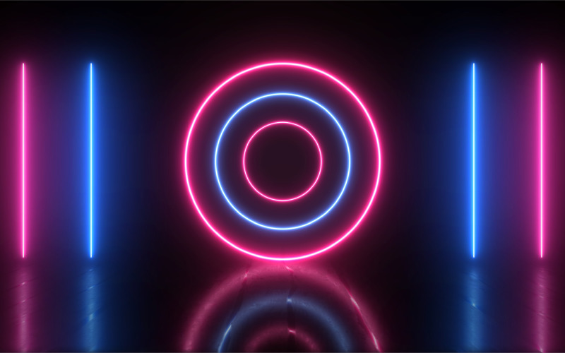 Abstract Neon effect Background