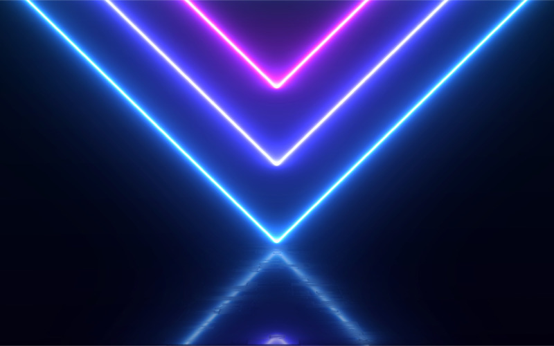 Abstract Neon effect line Background