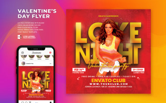 Love Night Valentine Flyer