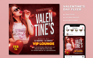 Valentines Party Flyer Layout